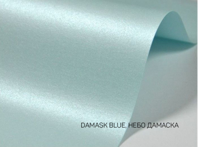 290-72X102-100-L MAJESTIC DAMASK BLUE НЕБО ДАМАСКА картон