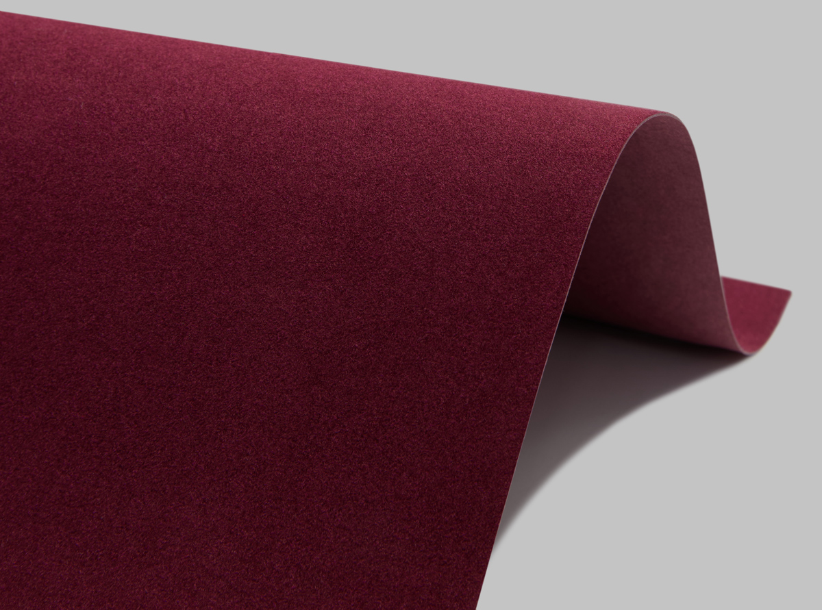 430-67X100-50-L Stoff aubergine matt бордовый. матовый картон